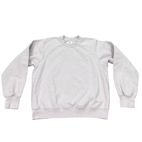 Samsoe Samsoe Tops - Samsoe Samsoe Gitta Crewneck Sweatshirt Orchid Peel Embroidered Logo Size Small